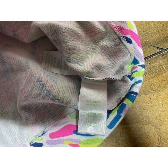 Lilly Pulitzer Skipper Popover Palm Reader Half Zip Small Sweatshirt Medium - Picture 10 of 11